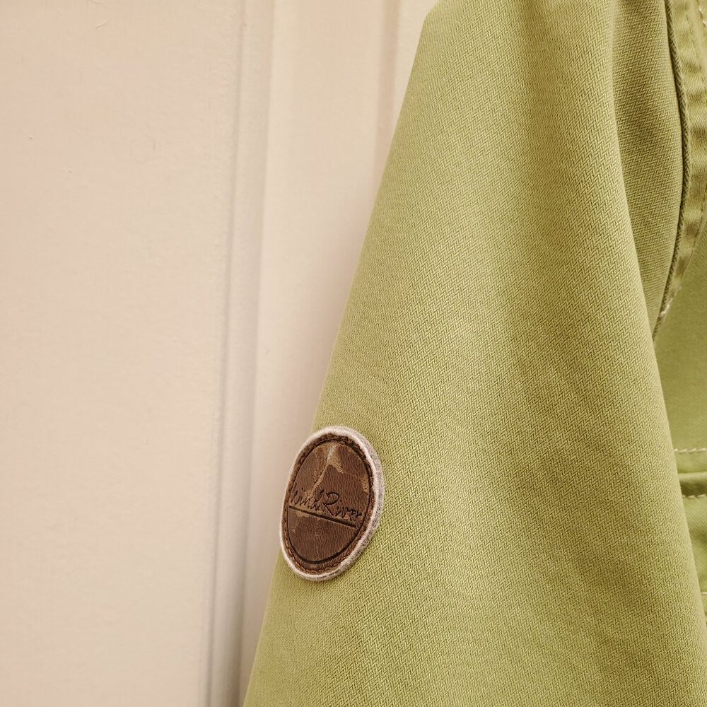 Wind River Utility Cargo Safari Jacket Spring Green Size Medium - Picture 4 of 7